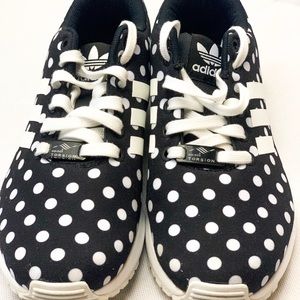 adidas Shoes - Adidas ZX Flux Black Polka Dots Women 7 adidas Shoes - Adidas ZX Flux Black Polka Dots Women 7